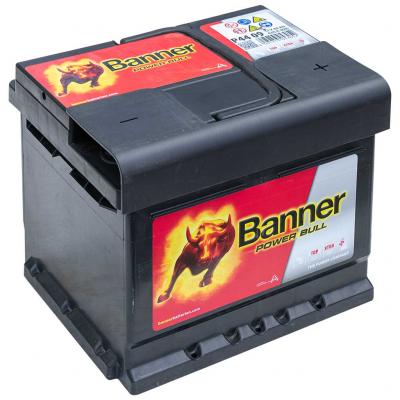 Banner Power Bull P4409 013544090101 akkumulátor, 12V 44Ah 420A J+ EU, alacsony